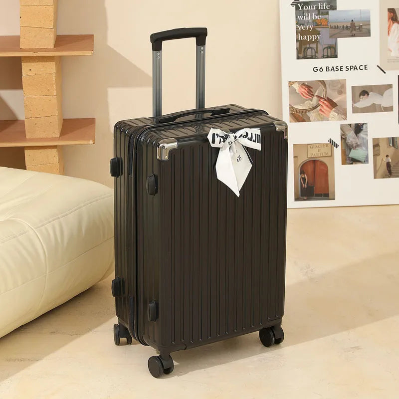 Suitcase Wide Handle Travel Suitcase Men 20 24 26 Carry-On Luggage Women Multiple Color Options Travel Exclusive