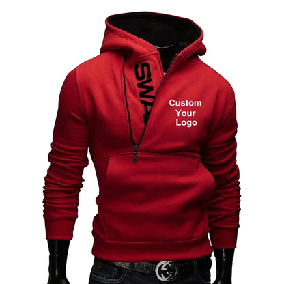 Pullover Hoodies Custom Your Logo Hooded Men Hoodies Warm Pullovers Sweatshirts Quality Mens Hoodies Jacket Hip Hop Sportwear