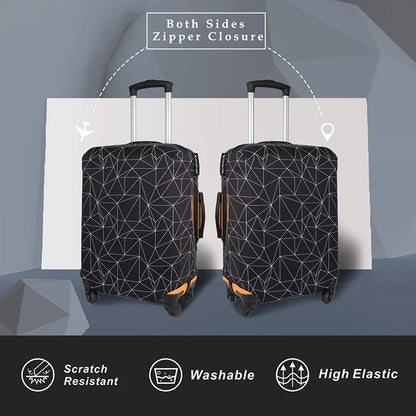 Luggage Cover Suitcase Protector Travel Suitcase Cover Anti Scratch Luggage Protector Washable Fits 18-32 Inch Luggage