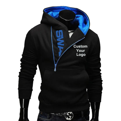 Pullover Hoodies Custom Your Logo Hooded Men Hoodies Warm Pullovers Sweatshirts Quality Mens Hoodies Jacket Hip Hop Sportwear