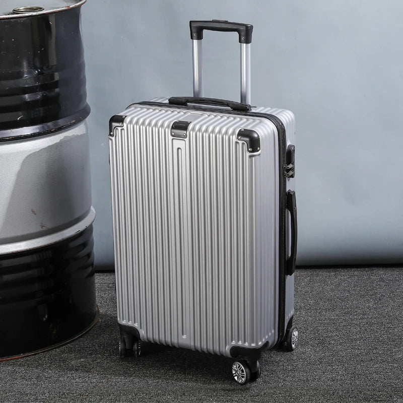 Luggage Suitcase 20-26 Inch Large Capacity Simple Fashionable Travel Handheld Durability Wear-resistant with Wheels Suitcase