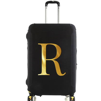 Luggage Case Suitcase Protective Cover Letter Name Pattern Travel Accessories Elastic Luggage Dust Cover Apply To 18-28 Suitcase