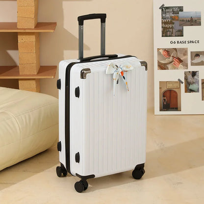 Suitcase Wide Handle Travel Suitcase Men 20 24 26 Carry-On Luggage Women Multiple Color Options Travel Exclusive