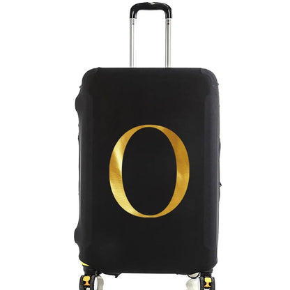 Luggage Case Suitcase Protective Cover Letter Name Pattern Travel Accessories Elastic Luggage Dust Cover Apply To 18-28 Suitcase