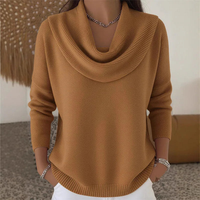 Pullovers Women Sweaters Knitted Solid Full Sleeve Jumpers Y2k Streetwear Elegant Splice Knit Work Casual Autumn Winter 2025