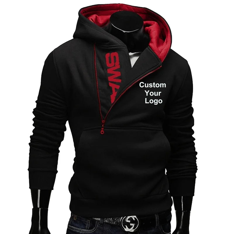 Pullover Hoodies Custom Your Logo Hooded Men Hoodies Warm Pullovers Sweatshirts Quality Mens Hoodies Jacket Hip Hop Sportwear