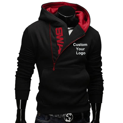 Pullover Hoodies Custom Your Logo Hooded Men Hoodies Warm Pullovers Sweatshirts Quality Mens Hoodies Jacket Hip Hop Sportwear