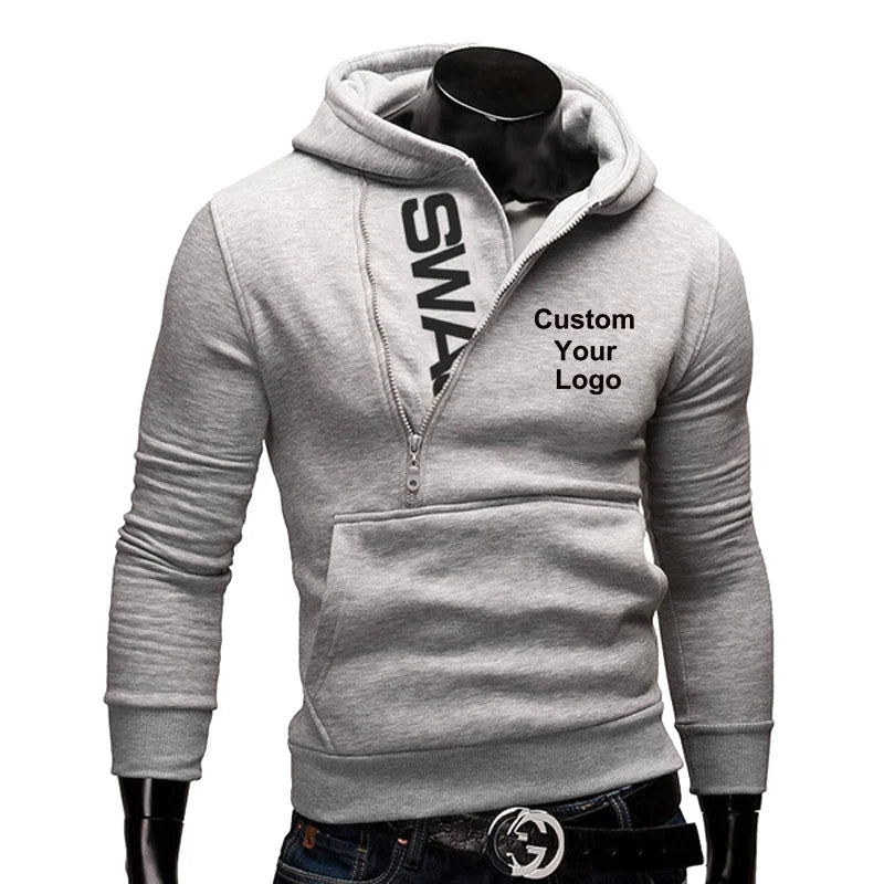 Pullover Hoodies Custom Your Logo Hooded Men Hoodies Warm Pullovers Sweatshirts Quality Mens Hoodies Jacket Hip Hop Sportwear