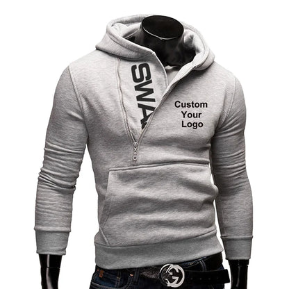 Pullover Hoodies Custom Your Logo Hooded Men Hoodies Warm Pullovers Sweatshirts Quality Mens Hoodies Jacket Hip Hop Sportwear