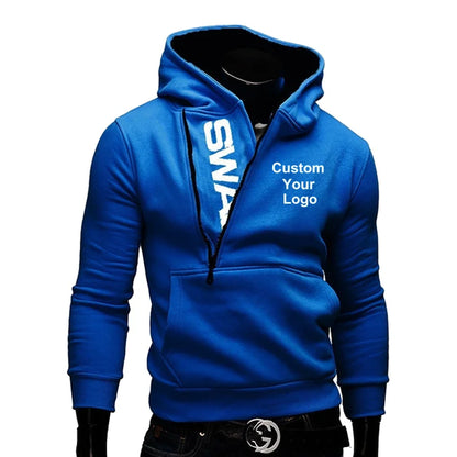 Pullover Hoodies Custom Your Logo Hooded Men Hoodies Warm Pullovers Sweatshirts Quality Mens Hoodies Jacket Hip Hop Sportwear