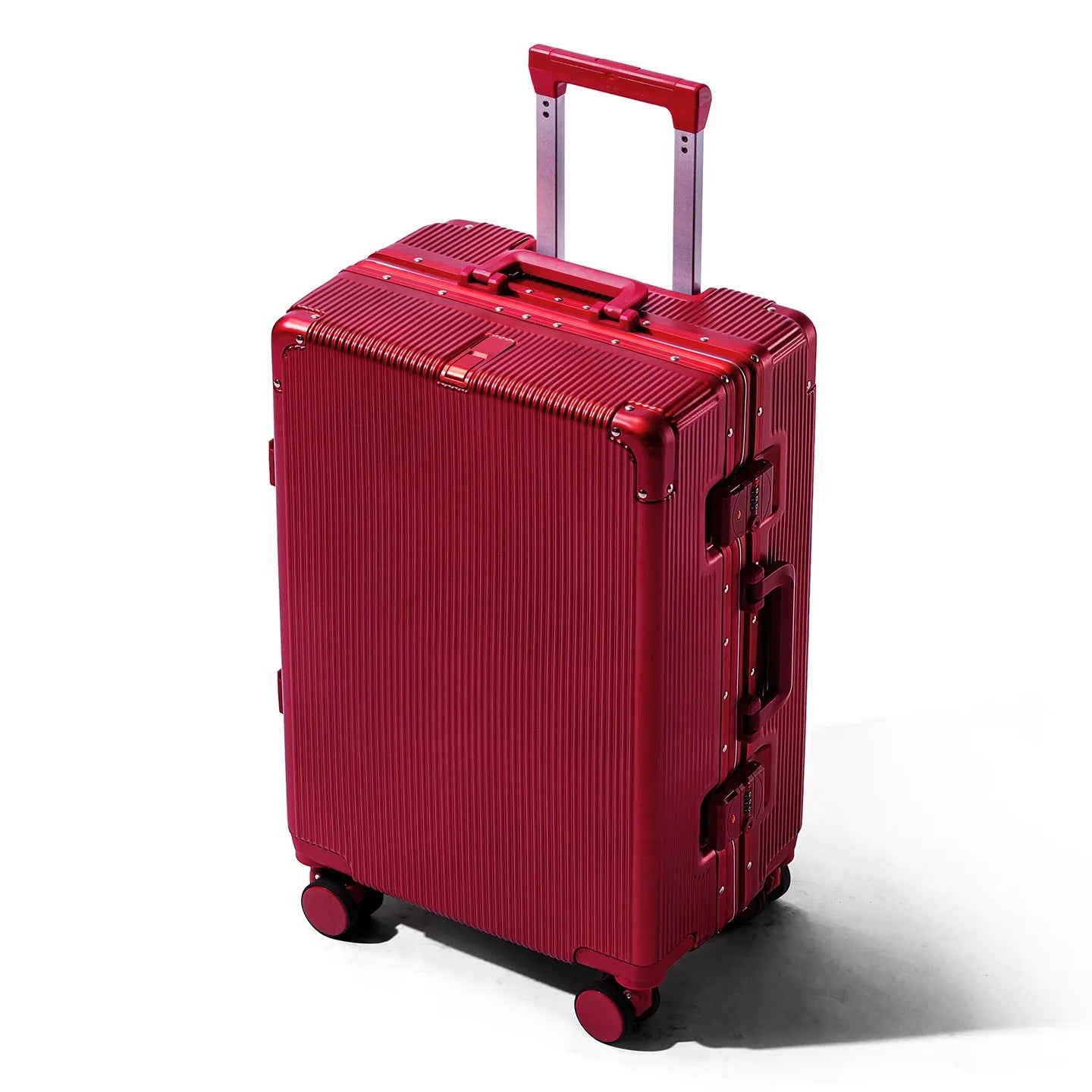 16"/20" Suitcase Carry-on Boarding for Women Travel Trolley Case with Aluminum Frame Password Lock Rolling Luggage 22/24/26/28"